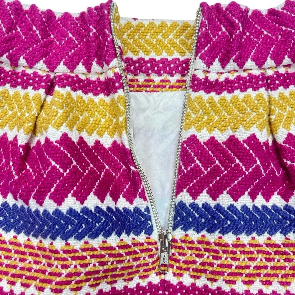 Anthropologie Nomad Morgan Carper‎ Women’s XS Woven Mini Skirt Pockets